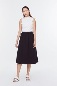 Elasticated Midi Skirt