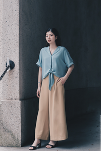 Buttoned Flare Pants