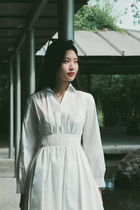 Smocked Waistline Dress
