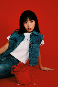 Crop Denim Vest