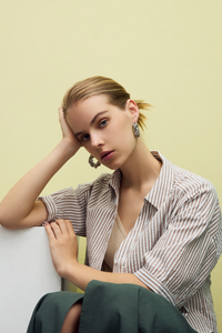 Seersucker Stripes Blouse