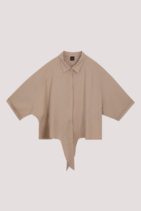 Front Knot Raglan Shirt