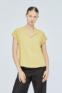 Boxy Cap Sleeve Blouse