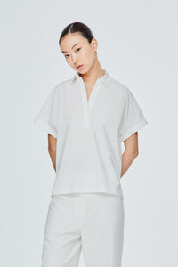 Magyar Collared Top Blouse