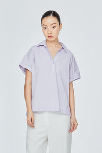 Magyar Collared Top Blouse