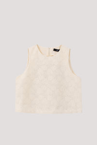 Sleeveless Lace Top