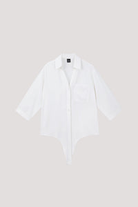 V-Neck Tie Front Blouse