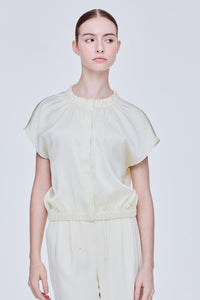 Satin Ruffles Blouse