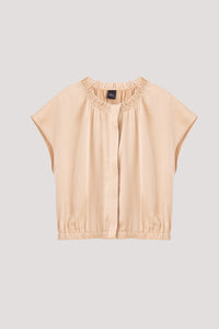 Satin Ruffles Blouse