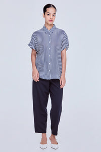 Clean Striped Blouse