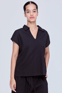 Collared Boxy Blouse