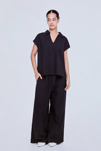 Collared Boxy Blouse