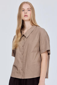 Boxy Short-Sleeve Shirt