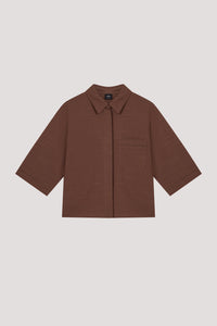 Half Sleeve Collared Blouse