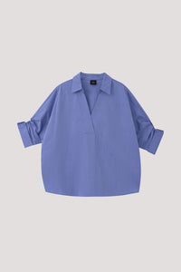 Elasticated Opening Cuffed Blouse
