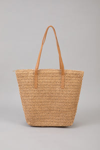 Straw Beach Tote Bag