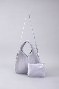 Pleated Hobo Bag