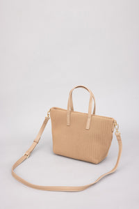 Pleated Trapeze Sling Bag