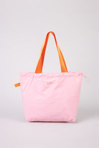 Contrast Drawstring Totebag