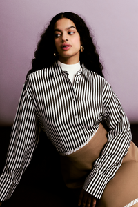 Long Sleeves Striped Shirt