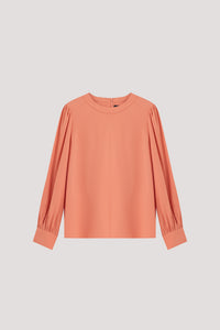 Gathered Long Sleeve Blouse