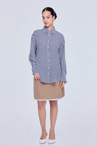 Long Sleeves Striped Shirt