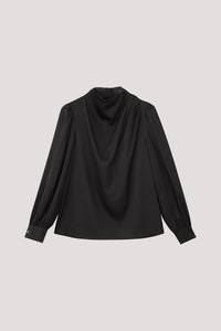 Drapey High Neck Top