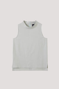 High Neck Sleeveless Blouse