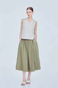 Gingham Wrap Vest Top