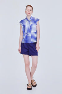 Sleeveless Striped Top
