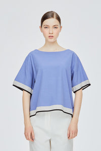 Panelled Colour Blouse
