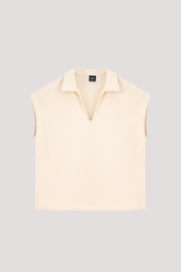 Collared Boxy Blouse