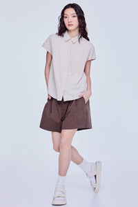 Pleated Magyar Blouse