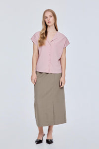 Wing Collar Blouse