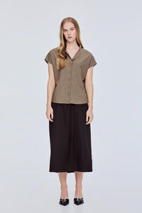 Wing Collar Blouse