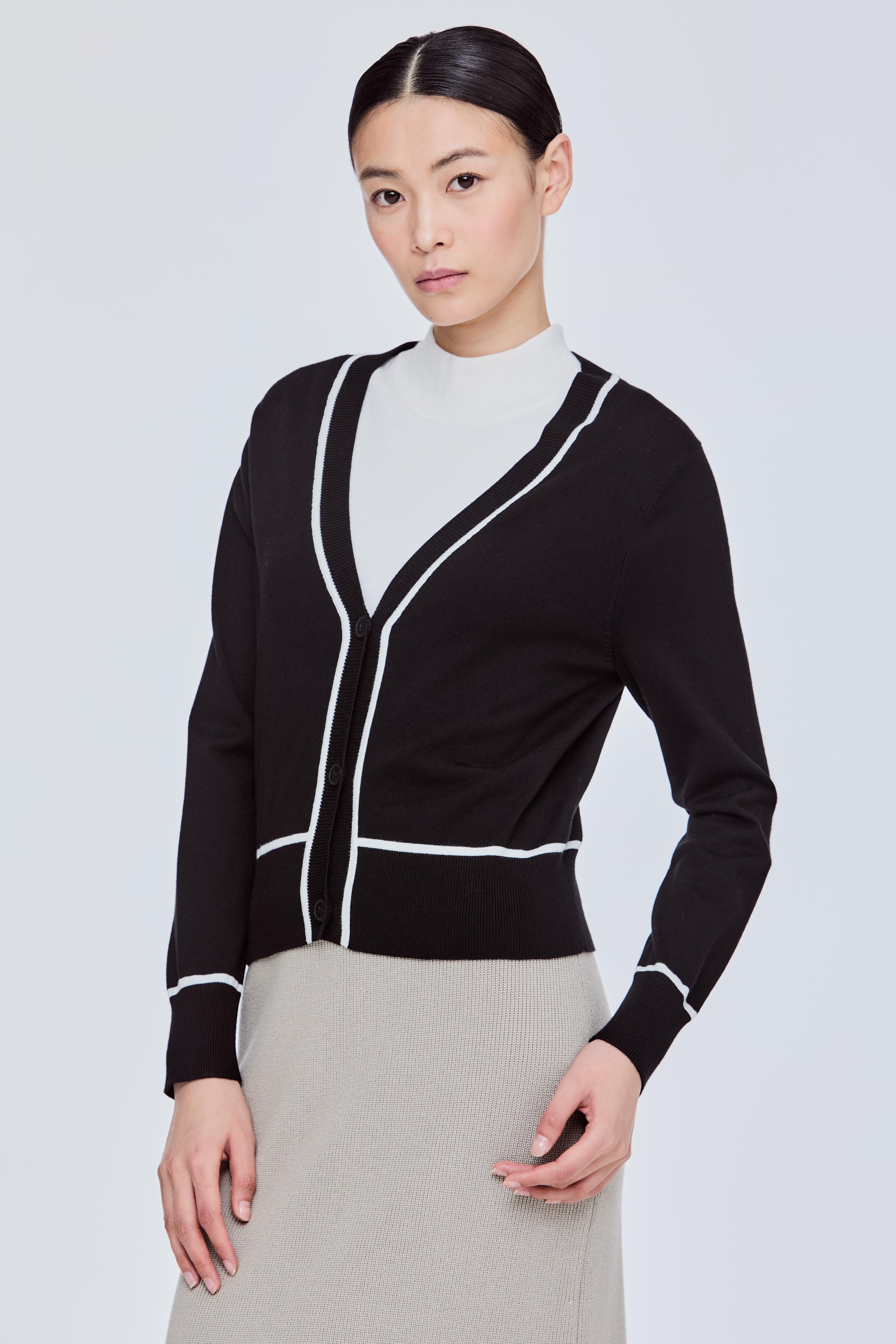 Knitted Sweater Ajio Blue Cotton Cardigan OFF-WHITE Flag Cardigan