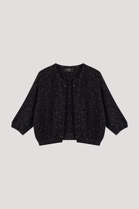 Chenille Short Sleeve Cardigan