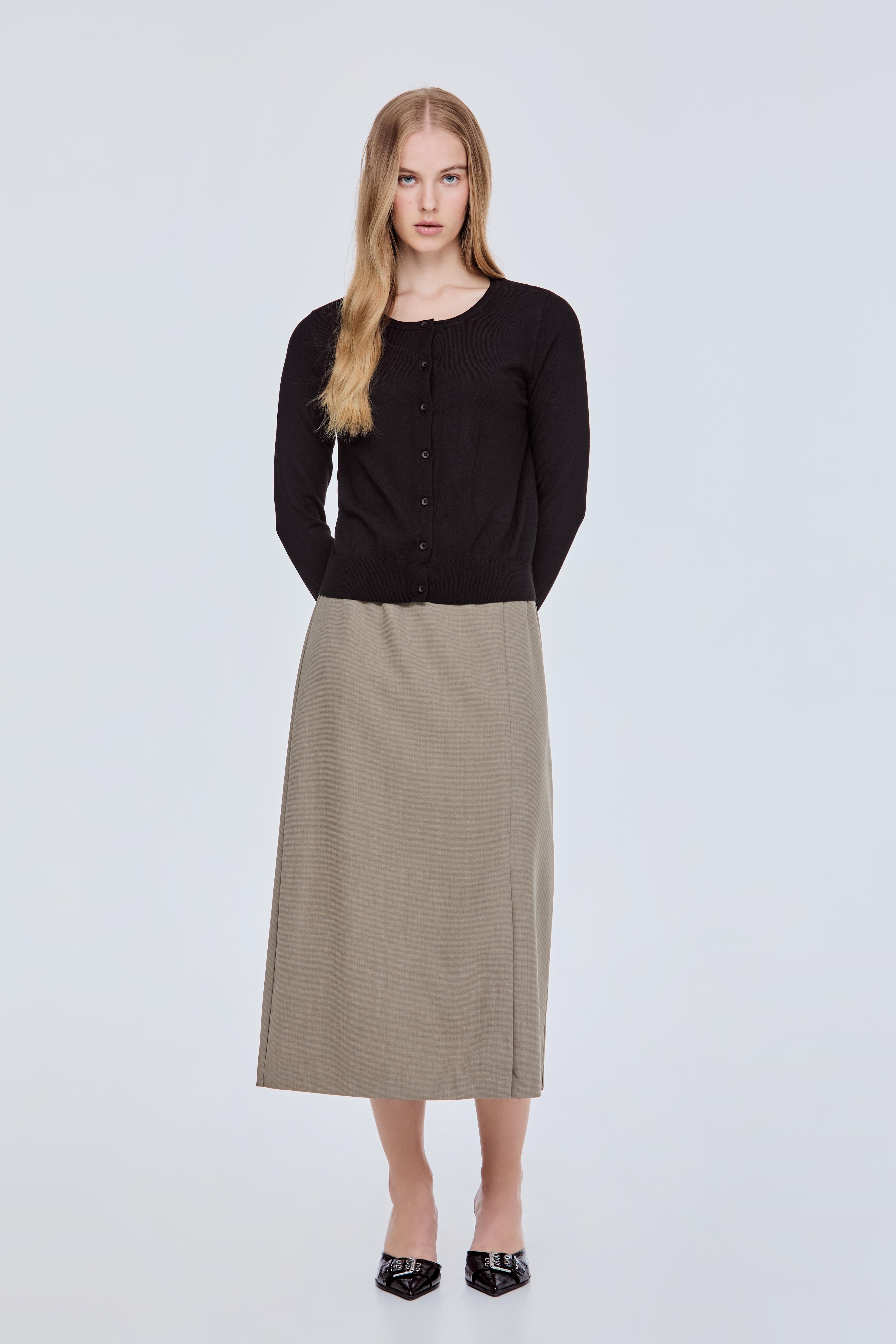 Basic Buttoned Down Cardigan