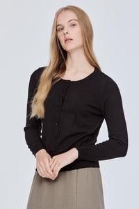 Basic Buttoned Down Cardigan