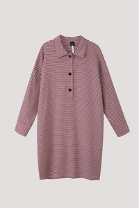 Pattern Dropped Shoulder Dress