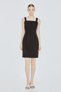 Sleeveless Square-Neck Mini Dress