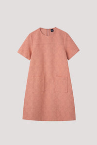 Patch Pockets Lace Dress