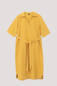 Collared Surplice Dress