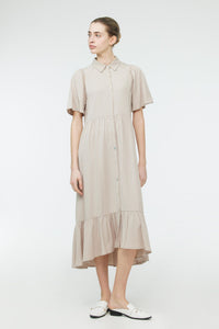 Butterfly Button-Down Dress