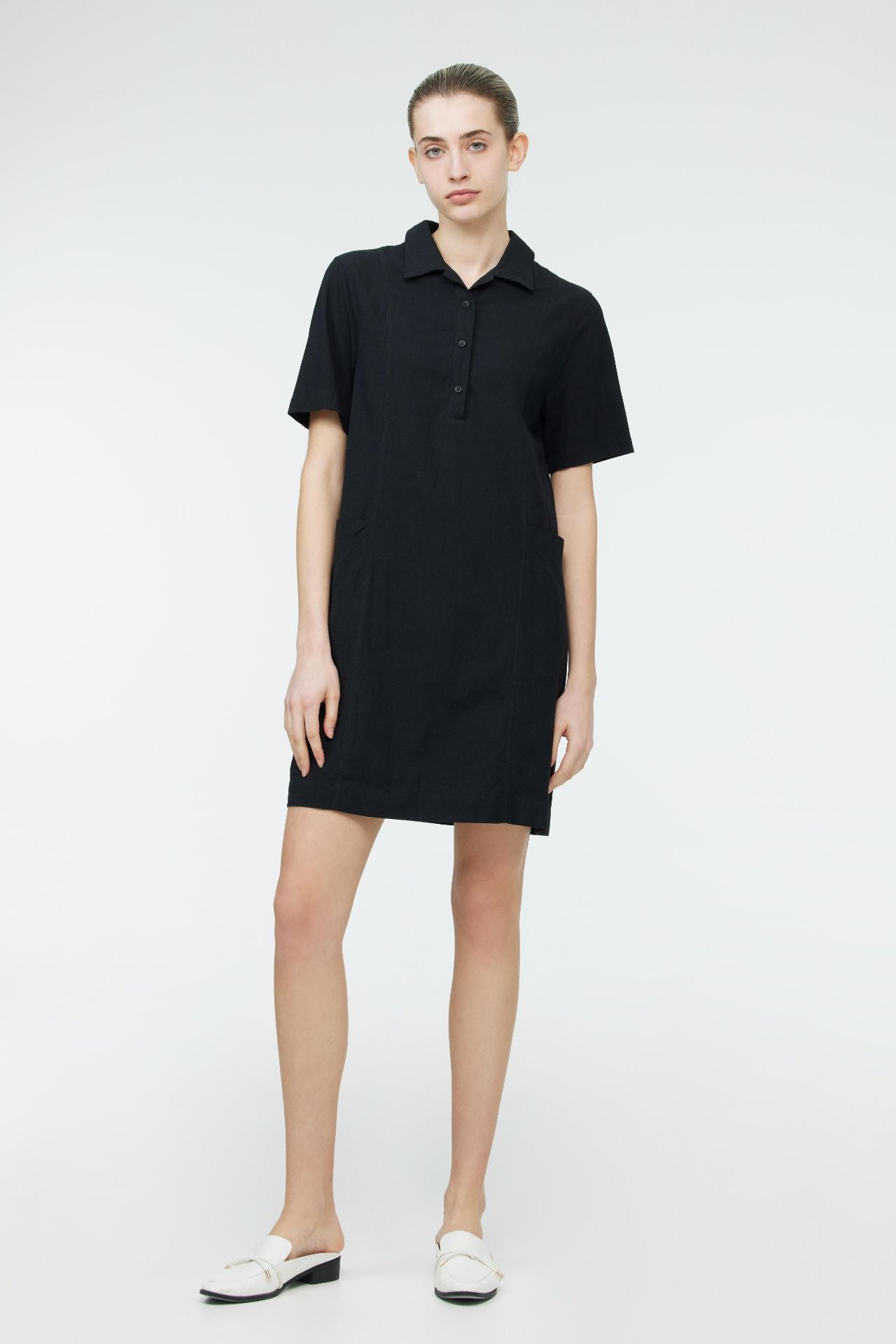 Collared tunic outlet dress