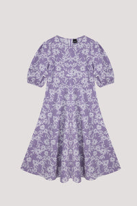 Puff Sleeve Floral Mini Dress