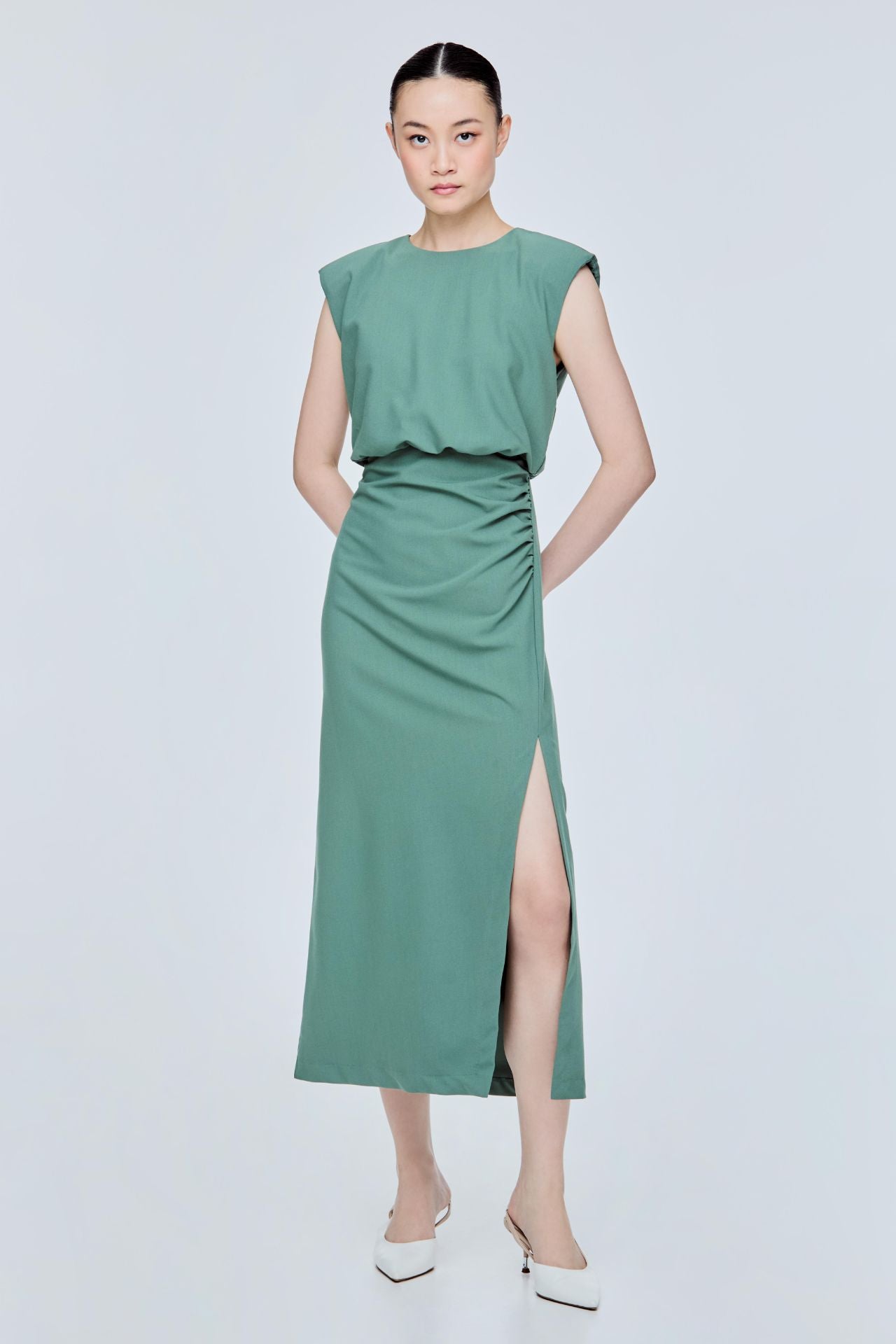 Magyar Gathered Dress