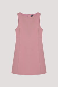 Tailored Boat Neck Mini Dress