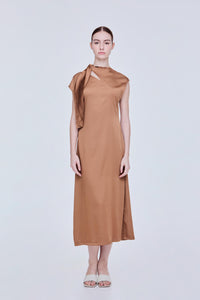 Bow Tie Satin Dress