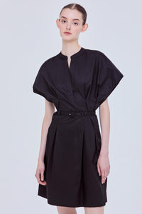 V Neck Magyar Mini Dress